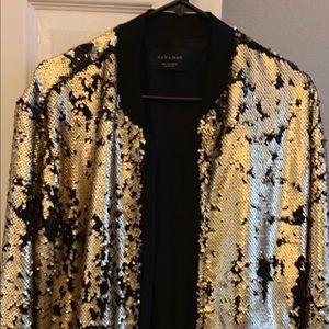Sequin bomber Zara Jacket